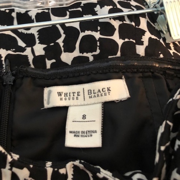 Silk White House Black Market Strapless Cocktail Dress - Size 8. EUC - Picture 5 of 9